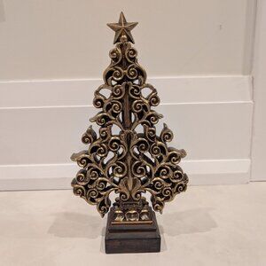 Gold Ornate Christmas Tree